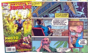 Dick Kulpa's guest appearance in a Jurassic Park comic book