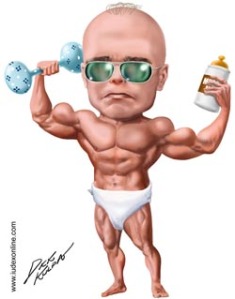Arnold Schwarzenegger baby pic